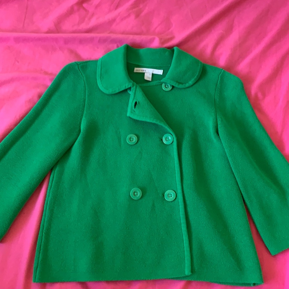 Green woman’s blazer